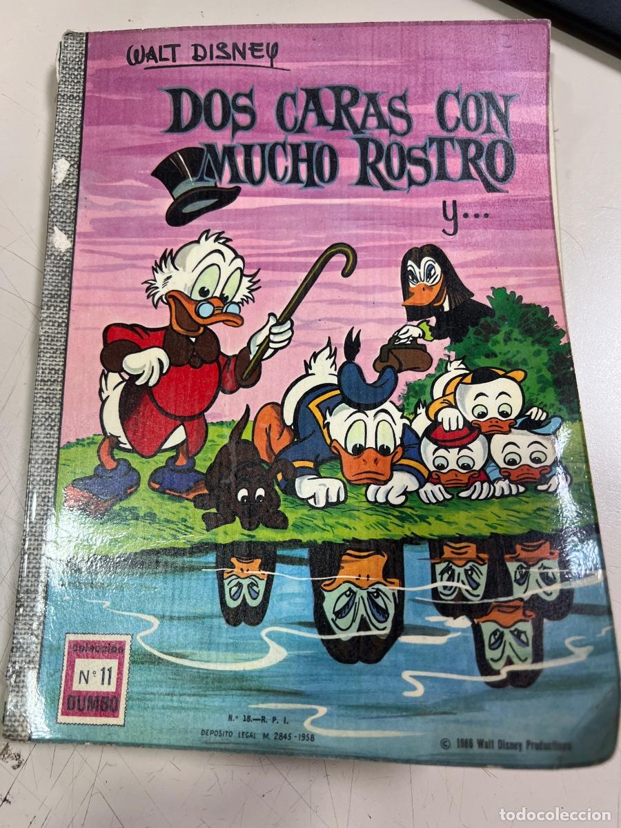 Tebeos: DOS CARAS CON MUCHO ROSTRO. N&deg; 11. WALT DISNEY. COLECCION DUMBO. ED: ERSA. 1967.