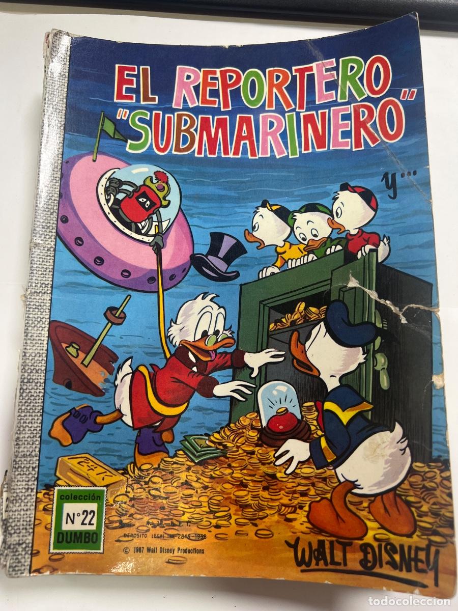Tebeos: EL REPORTERO &ldquo;SUBMARINERO&rdquo;. N&deg; 22. COLECCI&Oacute;N DUMBO. WALT DISNEY. 1970. ED: ERSA.