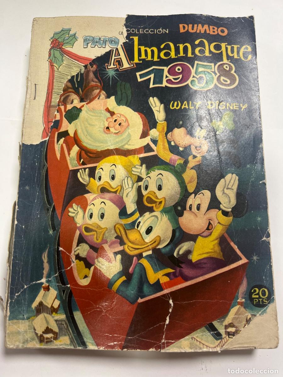 Tebeos: ALMANAQUE 1958. COLECCI&Oacute;N DUMBO. WALT DISNEY. 1958. ED: ERSA.