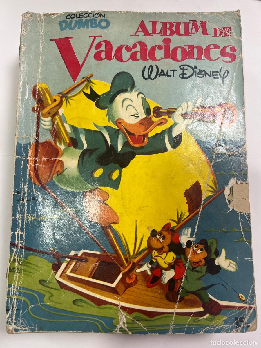Tebeos: &Aacute;LBUM DE VACACIONES. COLECCI&Oacute;N DUMBO. WALT DISNEY. 1958. ED: ERSA.