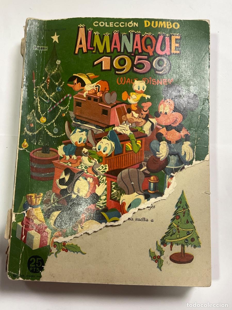 Tebeos: ALMANAQUE 1959. COLECCI&Oacute;N DUMBO. WALT DISNEY. ED: ERSA.
