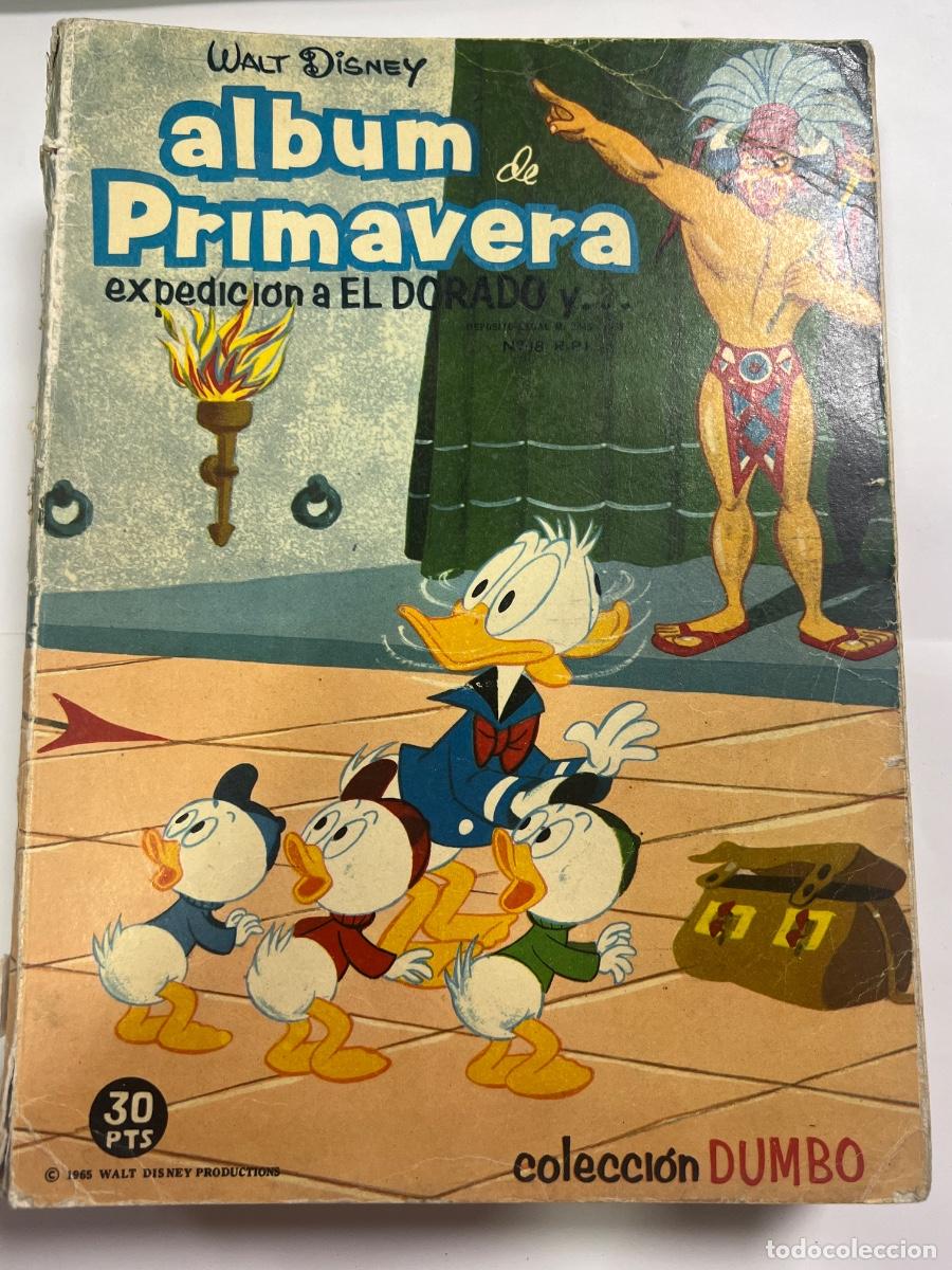 Tebeos: &Aacute;LBUM DE PRIMAVERA. EXPEDICI&Oacute;N A EL DORADO Y... COLECCI&Oacute;N DUMBO. WALT DISNEY. ED: ERSA. 1958