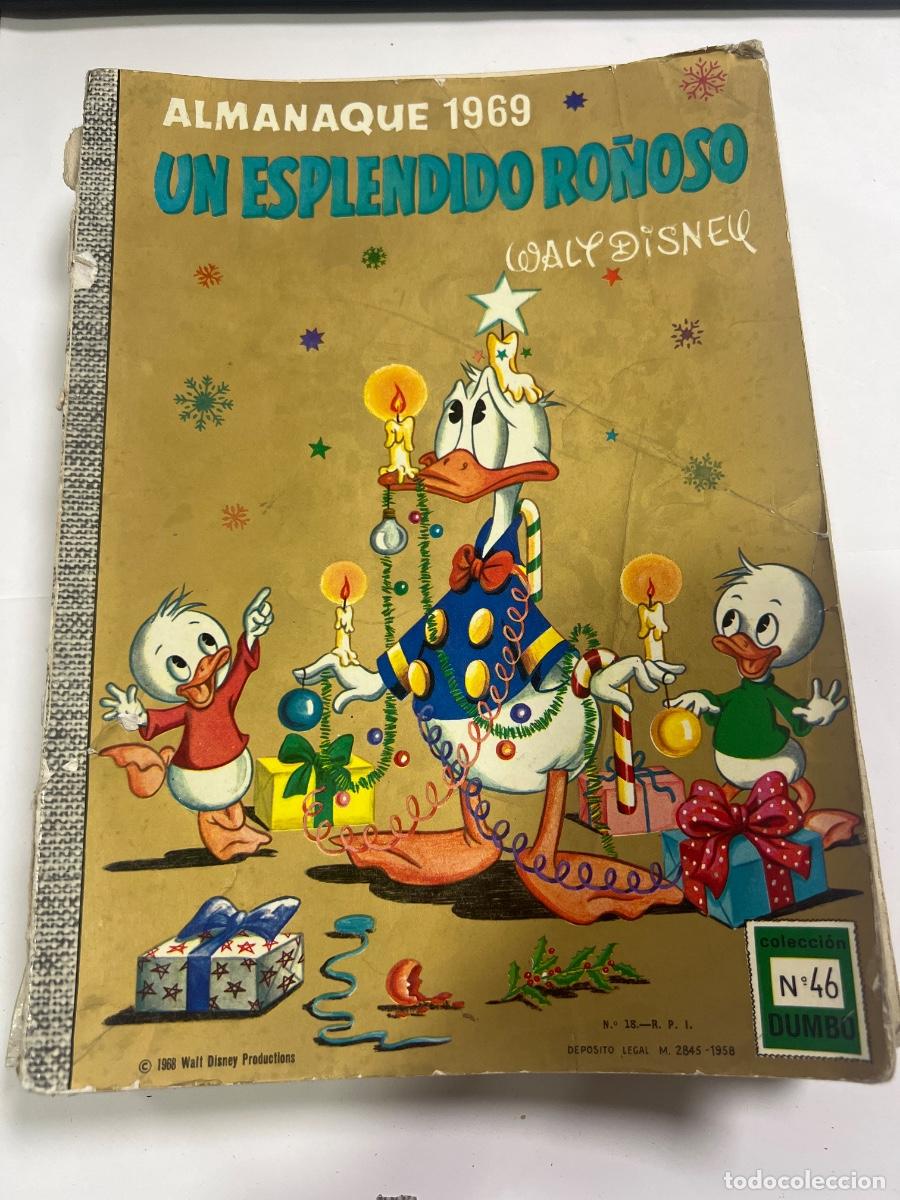 Tebeos: ALMANAQUE 1969. UN ESPLENDIDO RO&Ntilde;OSO. COLECCI&Oacute;N DUMBO. WALT DISNEY. ED: ERSA. 1958