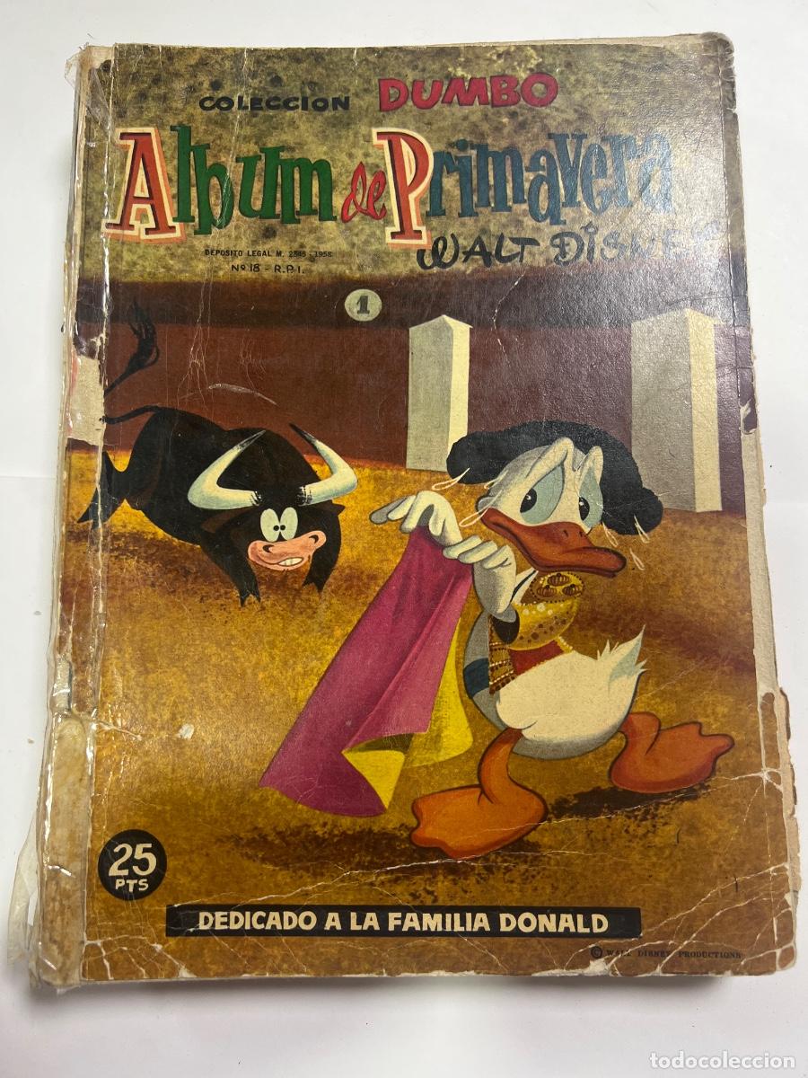 Tebeos: &Aacute;LBUM DE PRIMAVERA. COLECCI&Oacute;N DUMBO. WALT DISNEY. ED: ERSA. 1958