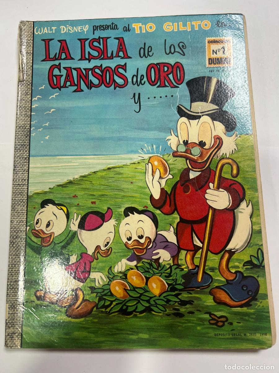 Tebeos: LA ISLA DE LOS GANSOS DE ORO Y..N&deg; 1. COLECCI&Oacute;N DUMBO. WALT DISNEY. ED: ERSA. 1958