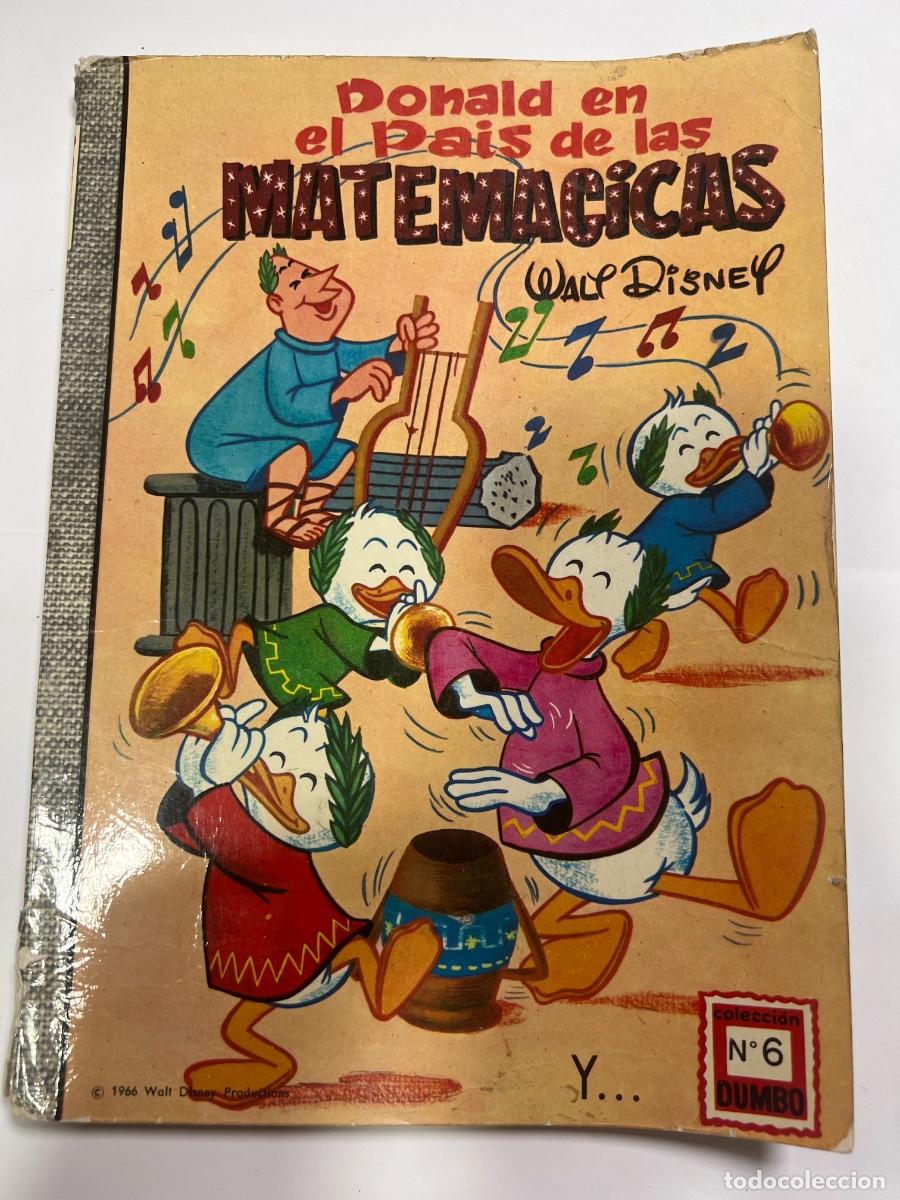 Tebeos: DONALD EN EL PA&Iacute;S DE LAS MATEM&Aacute;TICAS.N&deg;6 . COLECCI&Oacute;N DUMBO. WALT DISNEY. ED: ERSA. 1958