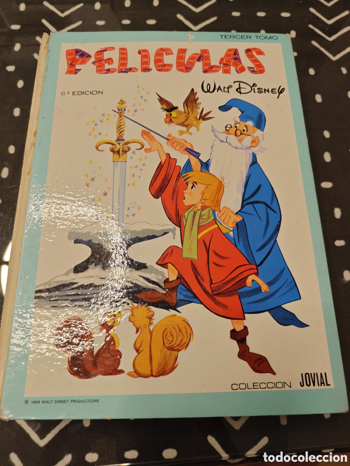 Tebeos: Pel&iacute;culas Walt Disney Tomo 3 &ndash; Colecci&oacute;n Jovial ERSA 1968 &ndash; 6&ordf; Edici&oacute;n &ndash; Tapa Dura