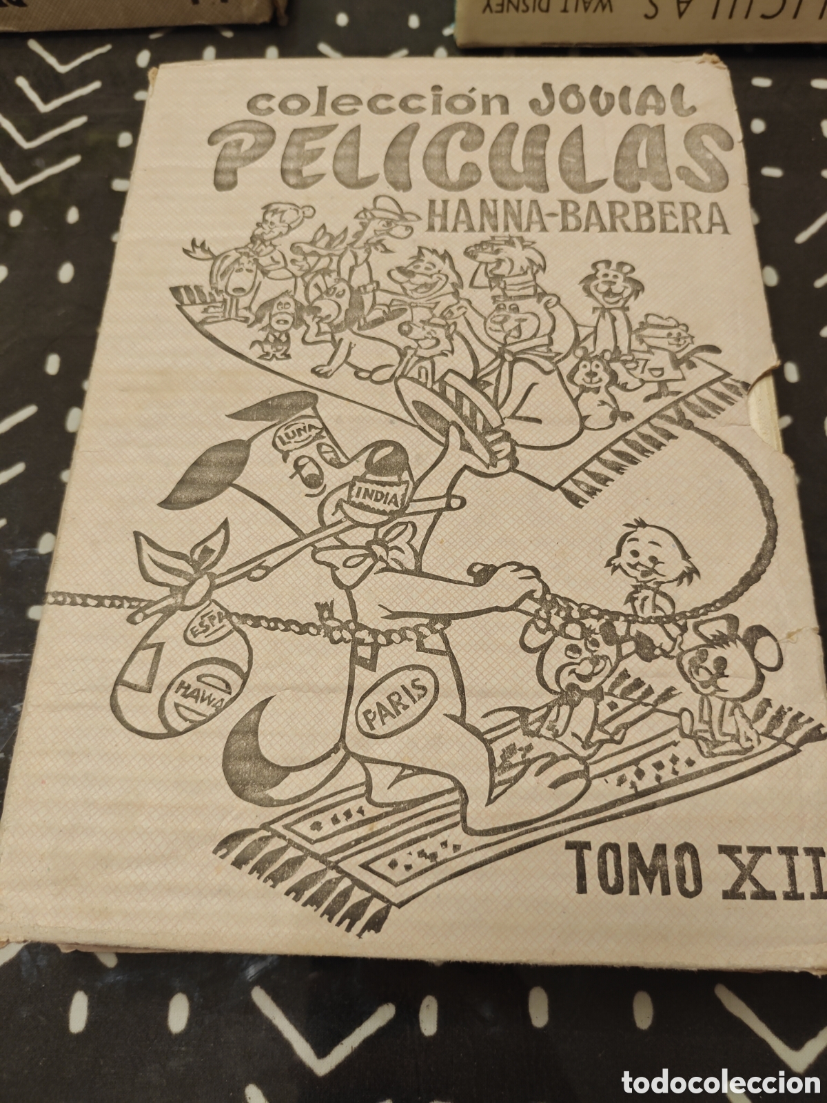 Tebeos: PEL&Iacute;CULAS HANNA-BARBERA TOMO XII (12) &ndash; COLECCI&Oacute;N JOVIAL ERSA 1970 &ndash; CON FUNDA ORIGINAL