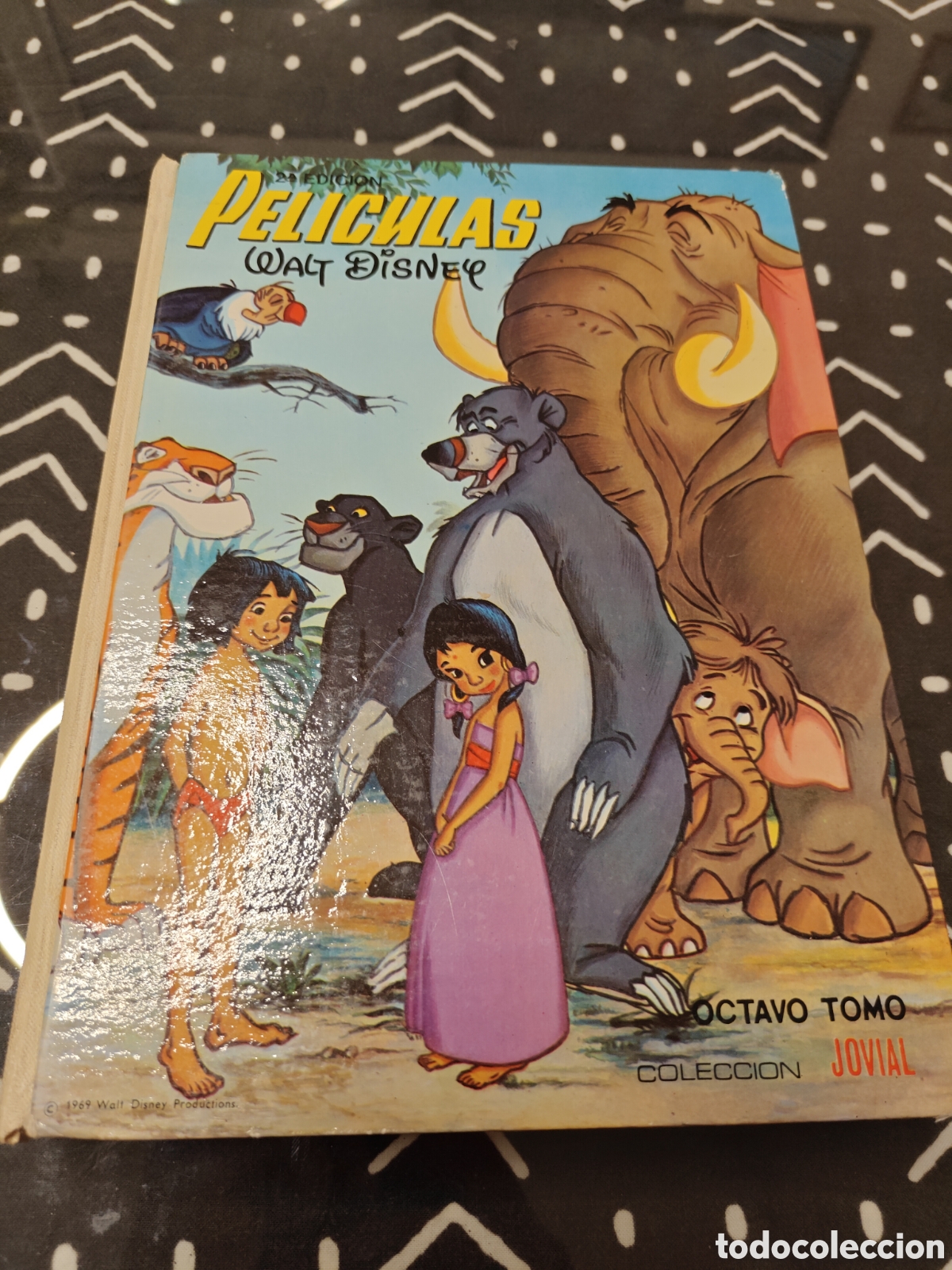 Tebeos: PEL&Iacute;CULAS WALT DISNEY TOMO VIII &ndash; COLECCI&Oacute;N JOVIAL &ndash; ERSA 1968 &ndash; EL LIBRO DE LA SELVA