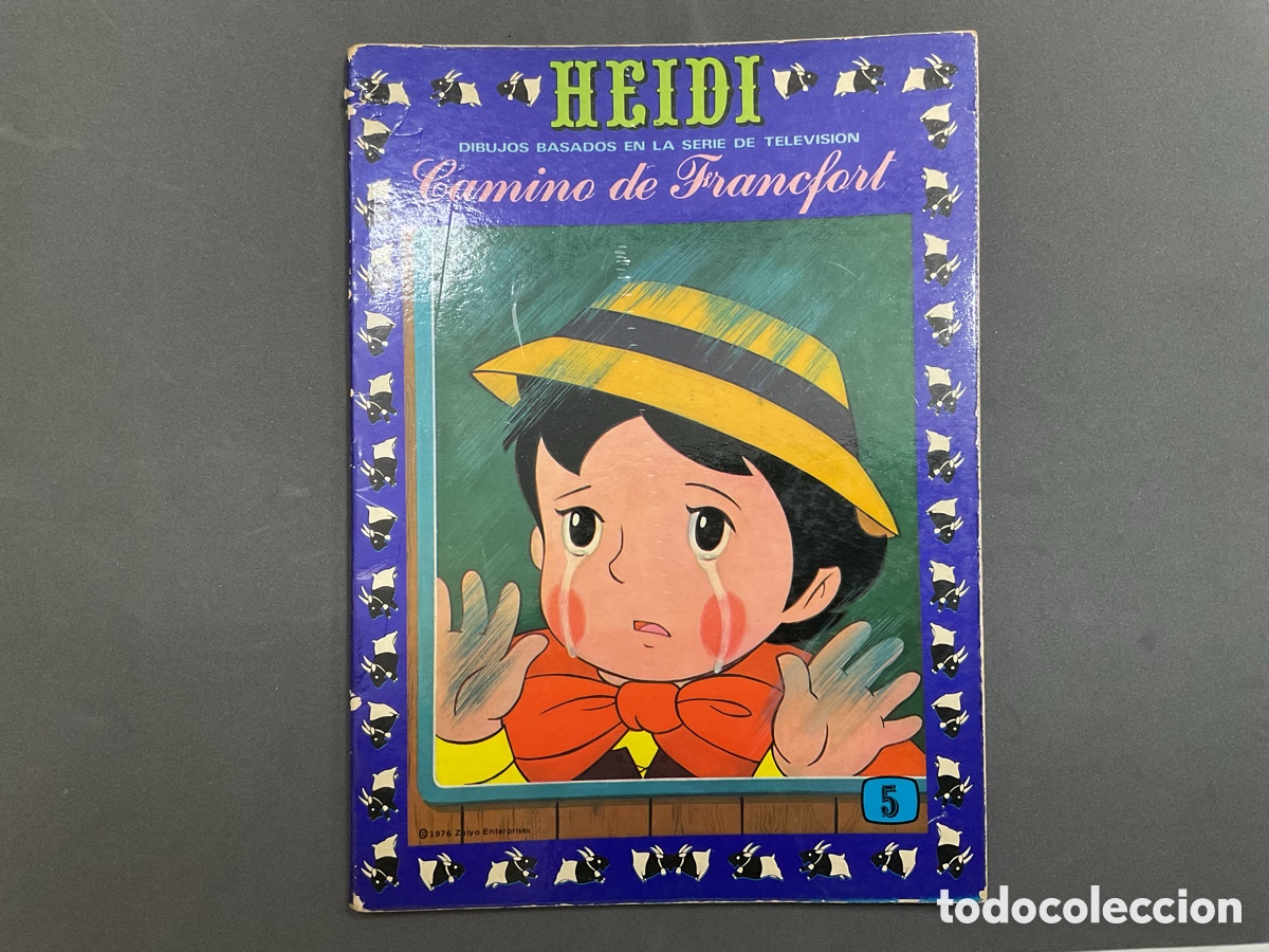 Tebeos: ANTIGUO TEBEO DE HEIDI. N&ordm;5 . CAMINO DE FRANCFORT . EDICIONES RECREATIVAS. E.R.S.A. A&Ntilde;O 1976