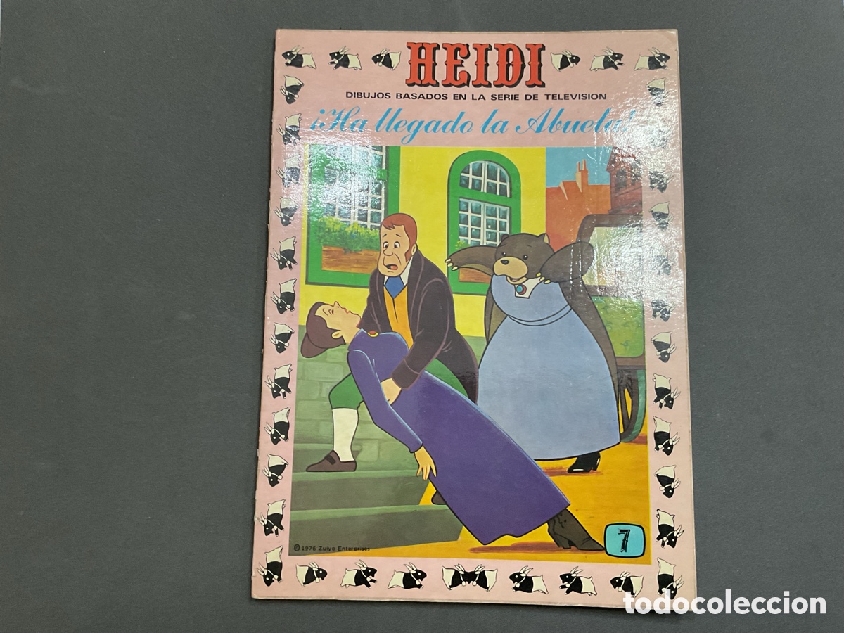 Tebeos: ANTIGUO TEBEO DE HEIDI. N&ordm;7 . &iexcl; HA LLEGADO LA ABUELA ! . EDICIONES RECREATIVAS. E.R.S.A. A&Ntilde;O 1976
