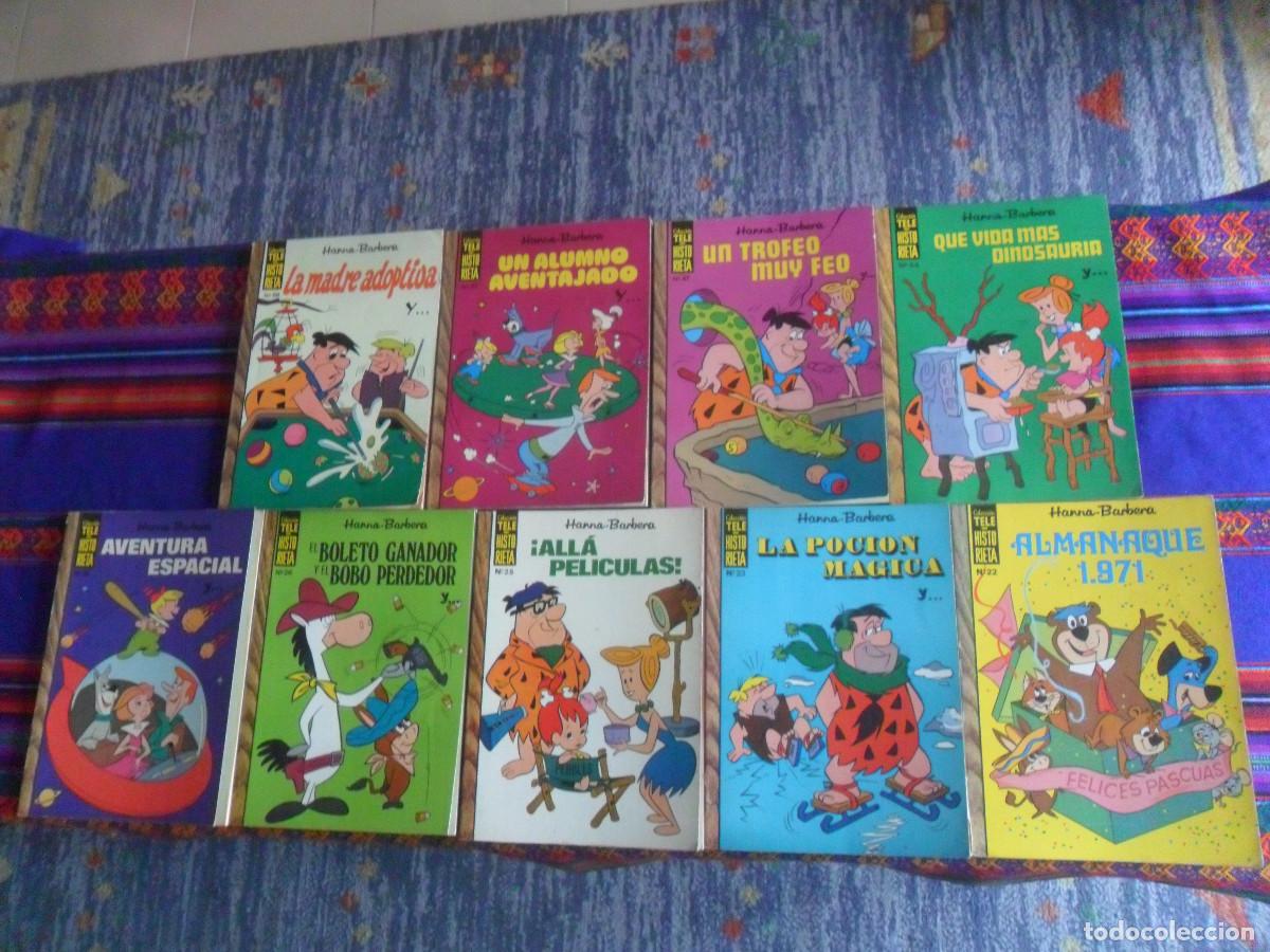 Comics: TELE HISTORIETA N&ordm;S 22 ALMANAQUE 1971 23 25 26 37 44 47 87 88. ERSA 1970 40 PTS. HANNA-BARBERA. BE.