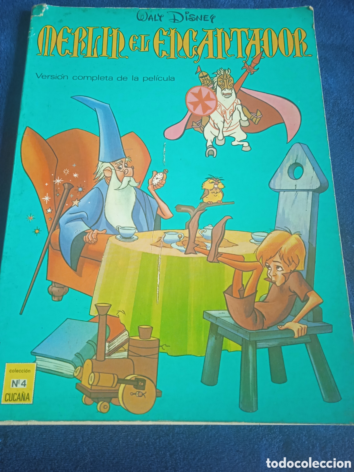 Giornalini: MERLIN EL ENCANTADOR - WALT DISNEY. VERSI&Oacute;N COMPLETA DE LA PEL&Iacute;CULA, CUCA&Ntilde;A N&ordm; 4 -ED. ERSA