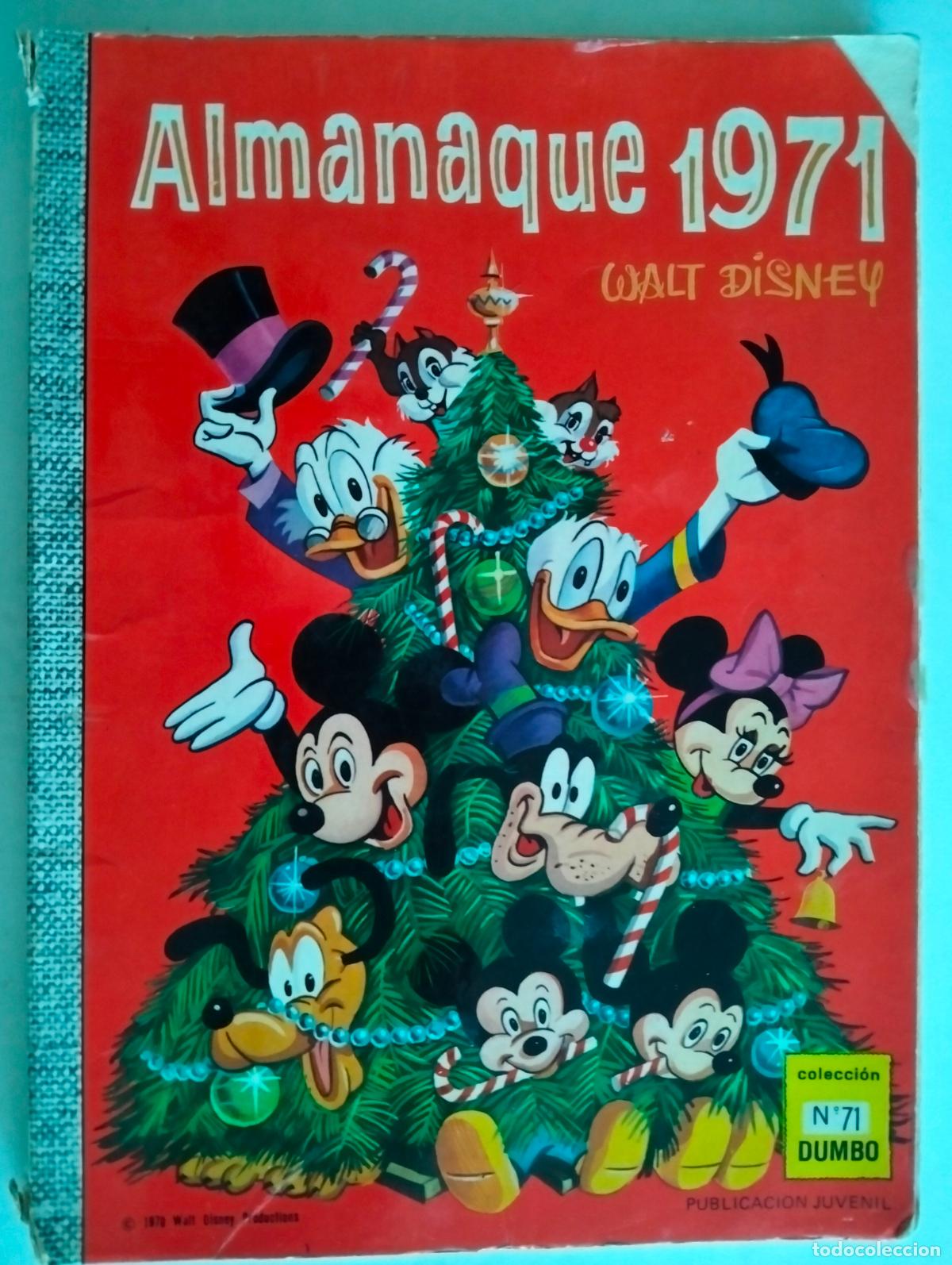 Giornalini: ALMANAQUE 1971, COLECCION DUMBO N&ordm; 71 - WALT DISNEY