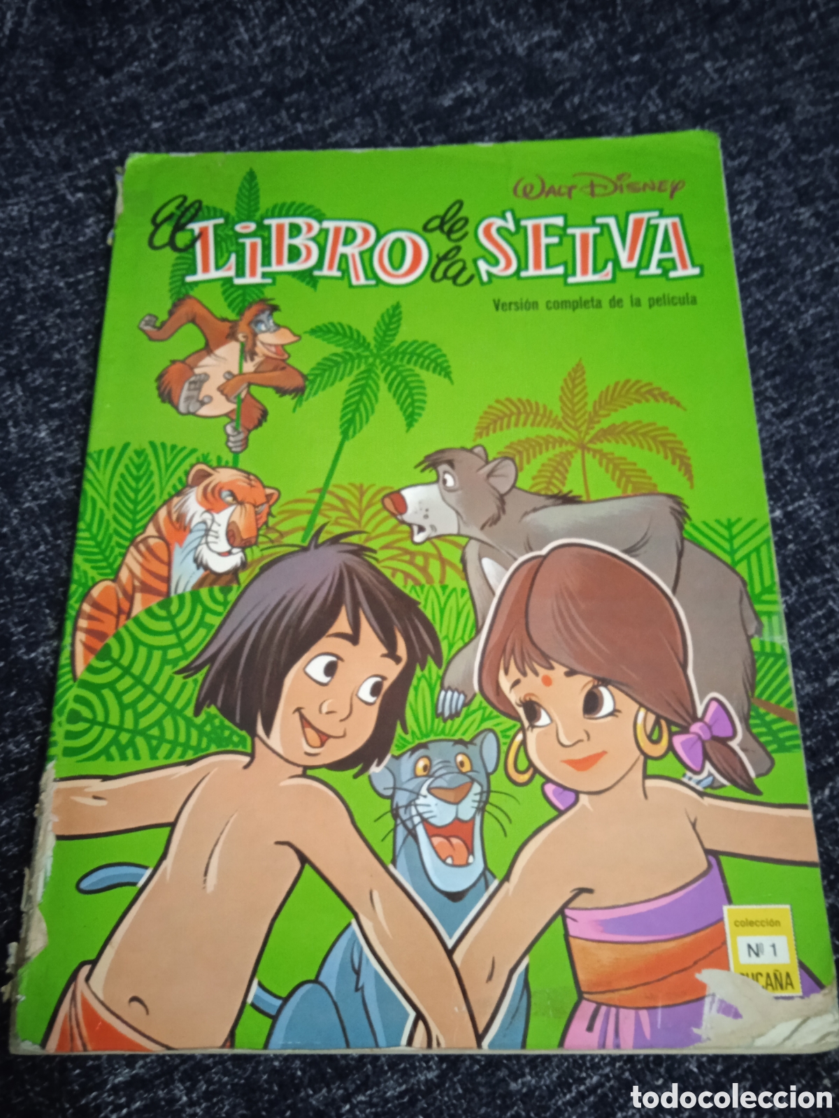 Tebeos: EL LIBRO DE LA SELVA - WALT DISNEY. VERSI&Oacute;N COMPLETA DE LA PEL&Iacute;CULA, CUCA&Ntilde;A N&ordm; 1 -ED. ERSA