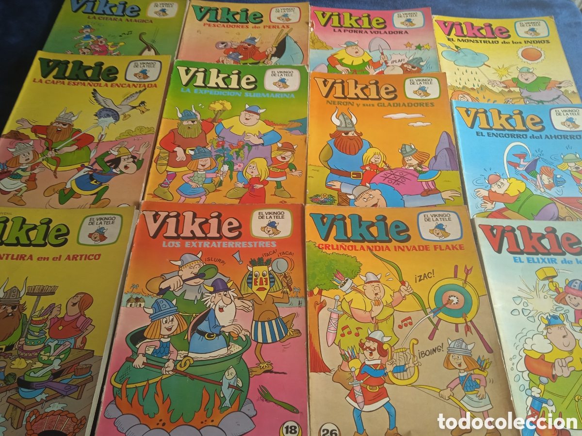 Giornalini: VIKIE EL VIKINGO DE LA TELE -LOTE DE 26 EJEMPLARES -EDICIONES RECREATIVAS