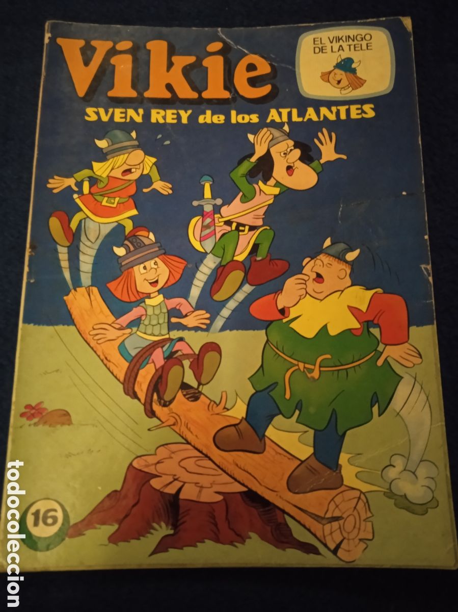 Giornalini: VIKIE EL VIKINGO DE LA TELE N&ordm; 16 -EDICIONES RECREATIVAS