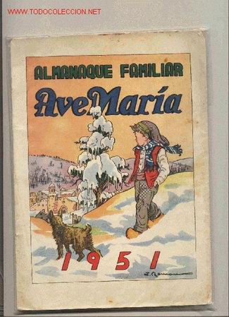 Tebeos: Almanaque Ave Maria 1951 - Foto 1
