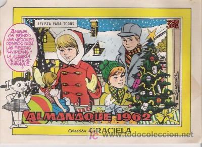 Tebeos: ALMANAQUE GRACIELA DE 1962 - Foto 1
