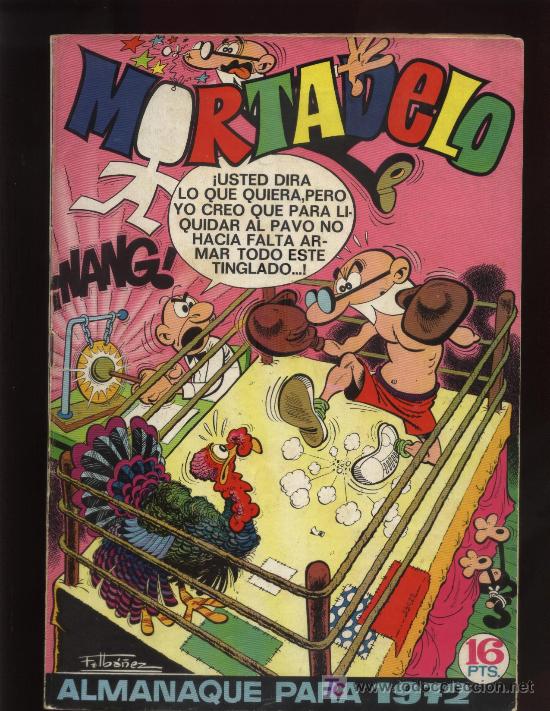 Tebeos: MORTADELO ALMANAQUE PARA 1972 - Foto 1