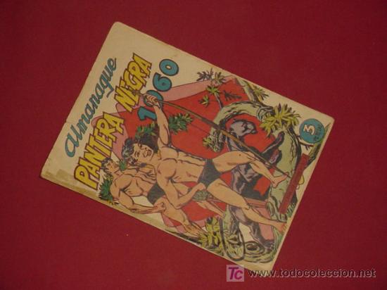 Tebeos: PANTERA NEGRA. ALMANAQUE 1960 (MAGA). - Foto 1