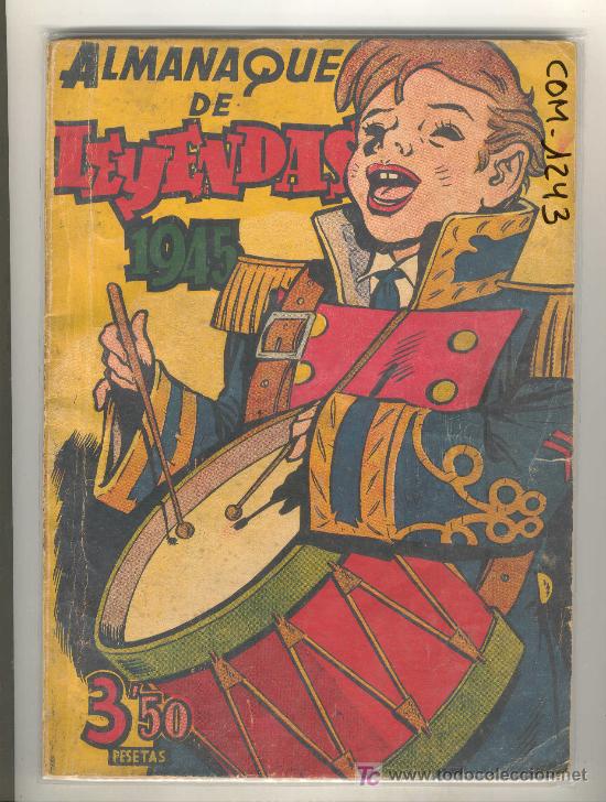 Tebeos: (COM-1243)COMIC ALMANAQUE LEYENDAS A&Ntilde;O 1945 - Foto 1