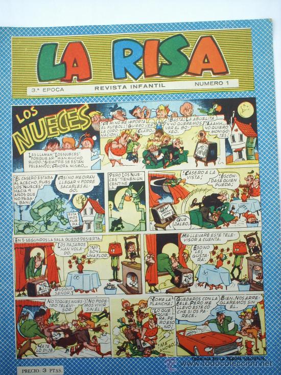 Tebeos: revista infantil --LA RISA --N.1- tercera epoca - Foto 1