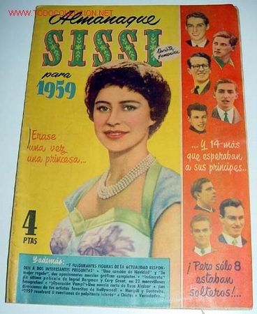 Tebeos: ALMANAQUE 1959 DE SISSI