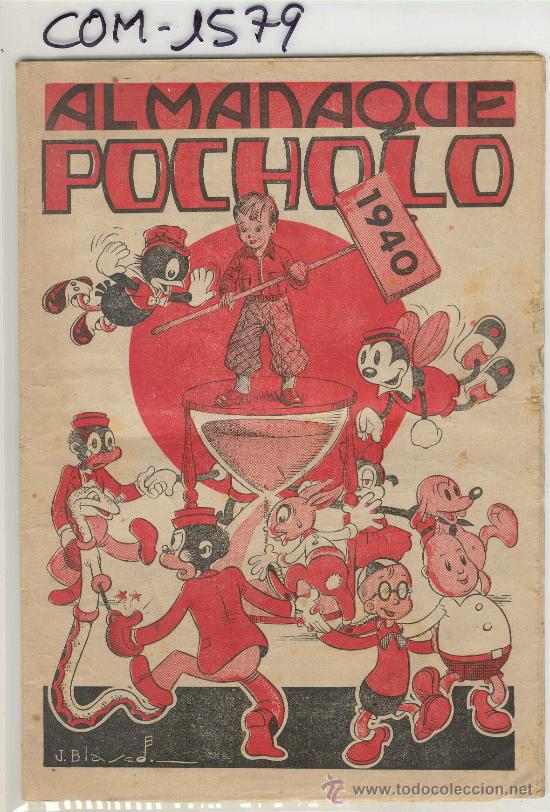 Tebeos: (COM-1579)COMIC ALMANAQUE POCHOLO A&Ntilde;O 1940 - Foto 1