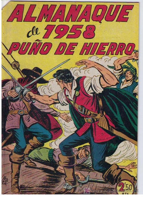 Tebeos: Pu&ntilde;o de Hierro. Almanaque 1958 - Foto 1