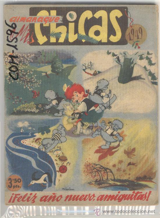 Tebeos: (COM-1596)COMIC CHICAS ALMANAQUE 1949 - Foto 1