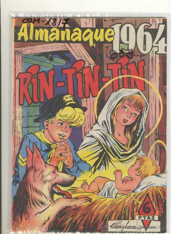 Tebeos: (COM-1817)COMIC ALMANAQUE RIN-TIN-TIN A&Ntilde;O 1964 - Foto 1