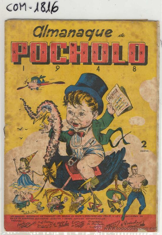 Tebeos: (COM-1816)COMIC ALMANAQUE POCHOLO A&Ntilde;O 1948 - Foto 1