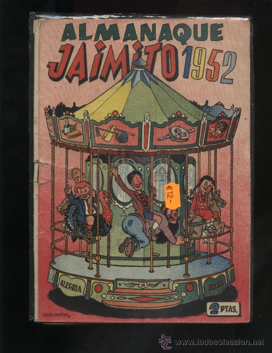 Tebeos: ALMANAQUE DE JAIMITO PARA 1952 - Foto 1