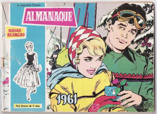 Tebeos: Rosas Blancas. Almanaque 1961. - Foto 1