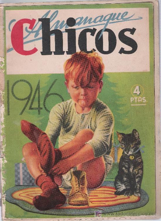 Tebeos: Chicos. Almanaque 1946. - Foto 1