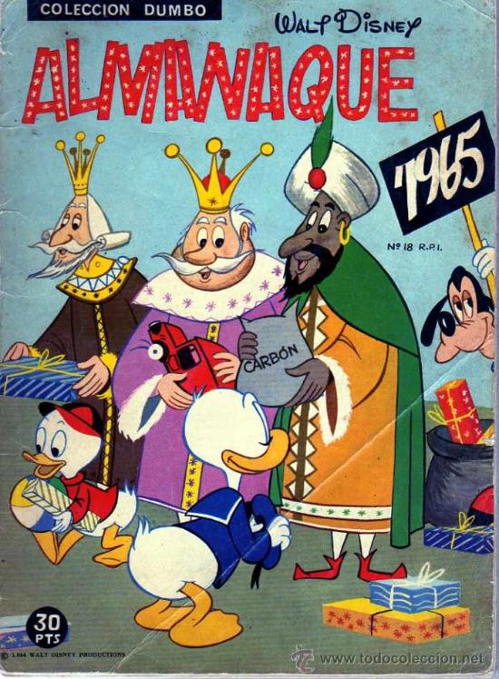 Tebeos: COMIC DUMBO ALMANAQUE 1965 - Foto 1