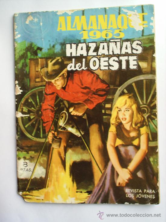 Tebeos: HAZA&Ntilde;AS DEL OESTE , ALMANAQUE 1965 - EDICIONES TORAY - Foto 1