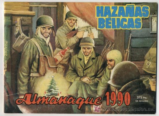 Tebeos: Haza&ntilde;as B&eacute;licas. Almanaque 1990. - Foto 1