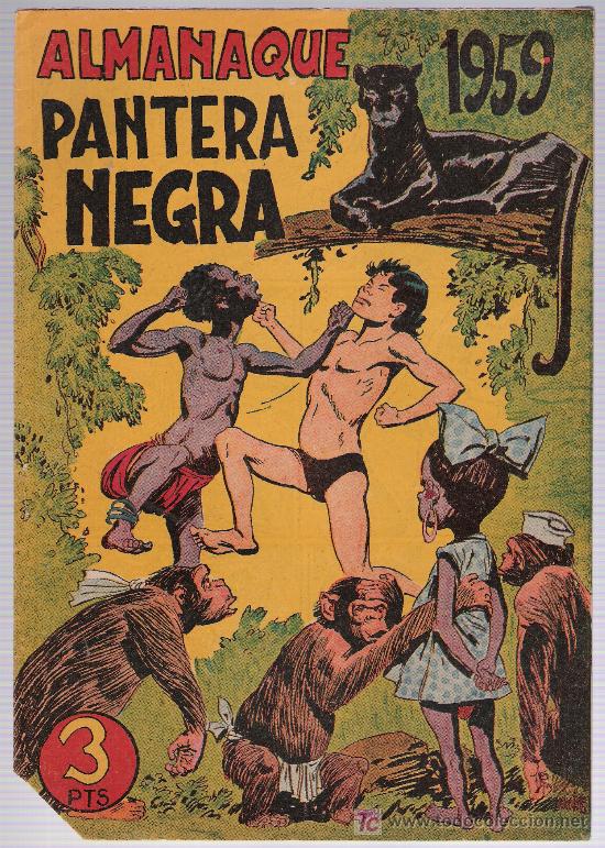 Tebeos: Pantera Negra. Almanaque 1959. Maga - Foto 1