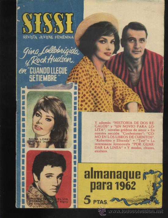 Tebeos: SISSI ALMANAQUE DE 1962 - Foto 1