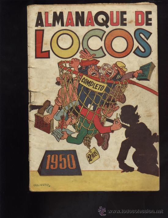 Tebeos: ALMANAQUE DE LOCOS DE 1950 - Foto 1