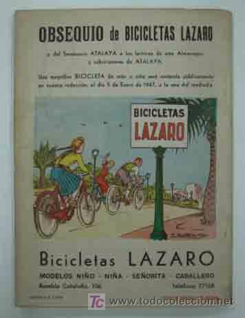 Tebeos: ALMANAQUE ATALAYA. 1947. - Foto 3