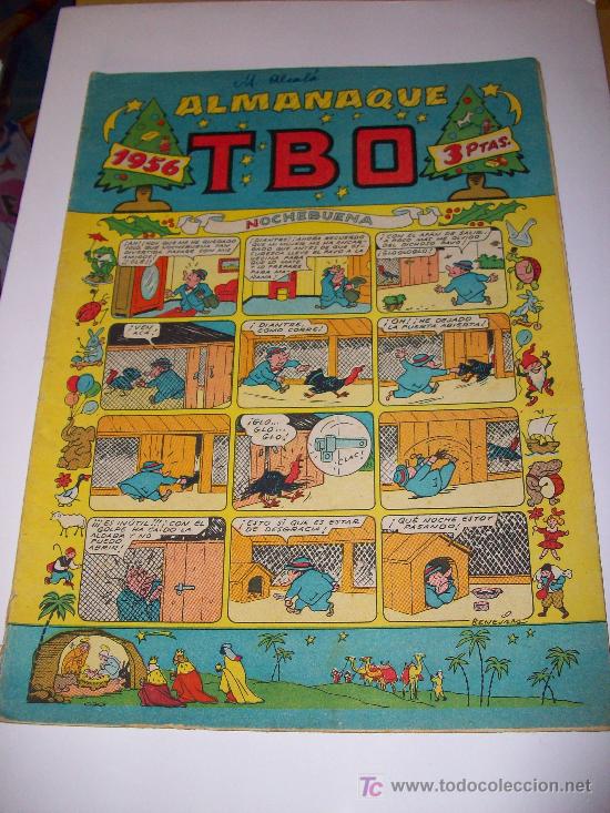 Tebeos: ALMANAQUE  TBO, para 1.956 - Foto 1