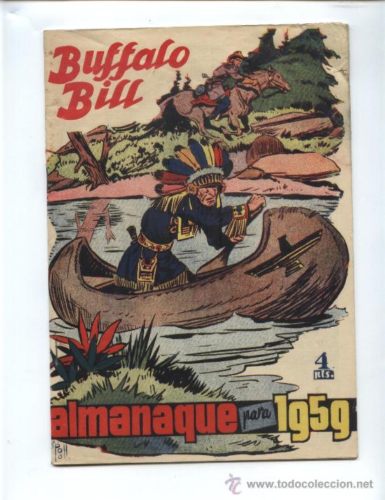 Tebeos: BUFFALO BILL ALMANAQUE DE 1959 - Foto 1