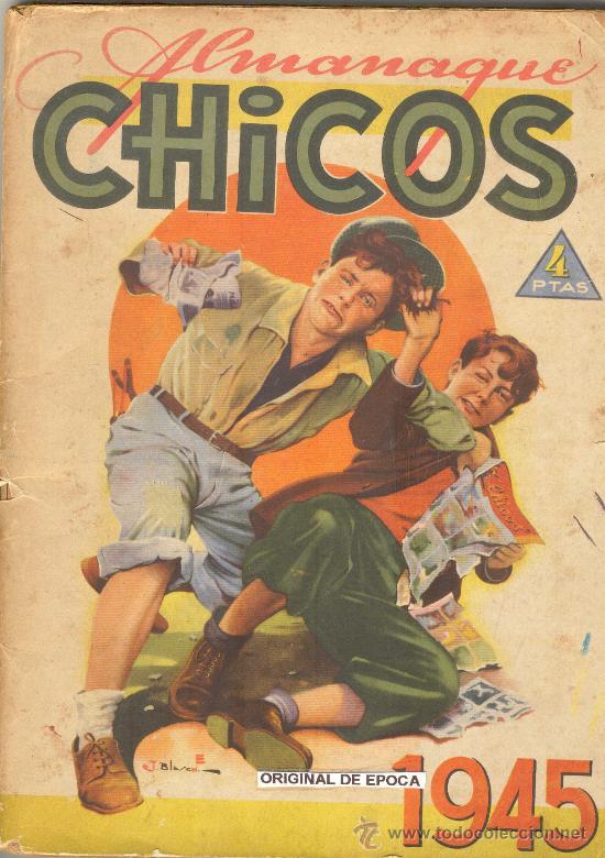 Tebeos: (COM-2115)COMIC ALMAMAQUE CHICOS A&Ntilde;O 1945 - Foto 1