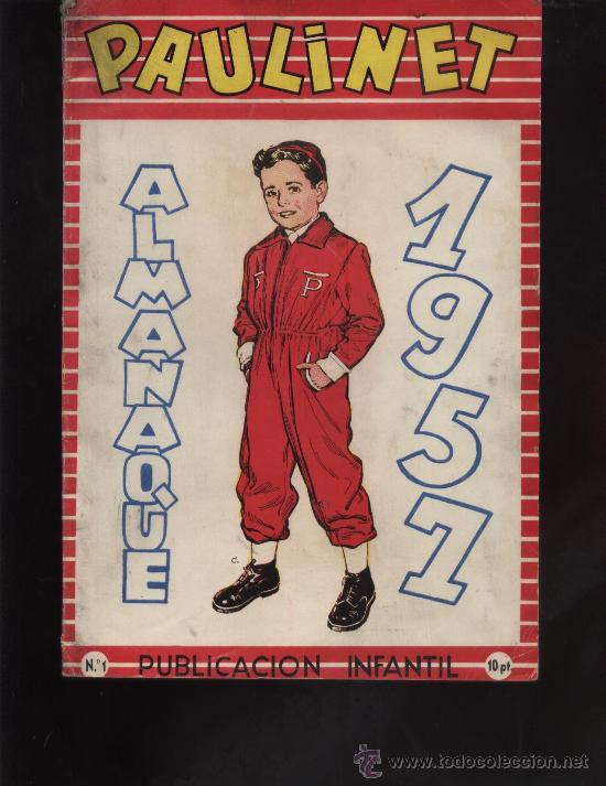Tebeos: ALMANAQUE DE PAULINET DE 1951 - Foto 1