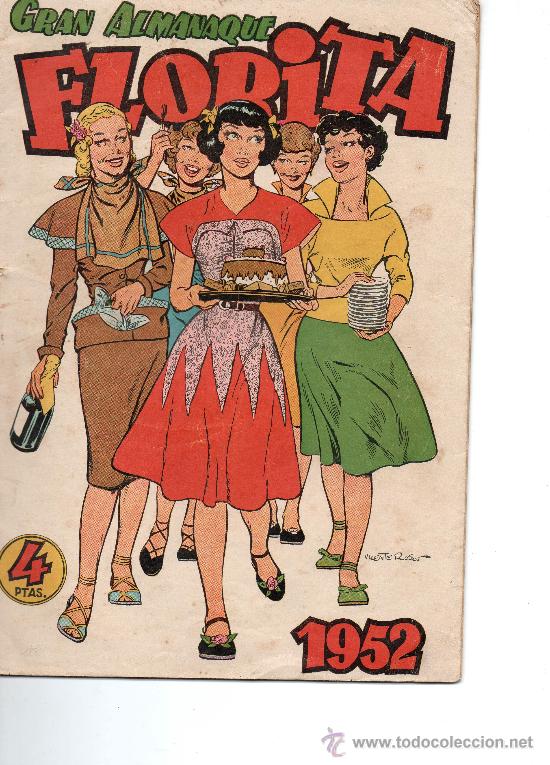 Tebeos: FLORITA   ALMANAQUE   1952  DE CLIPER - Foto 1