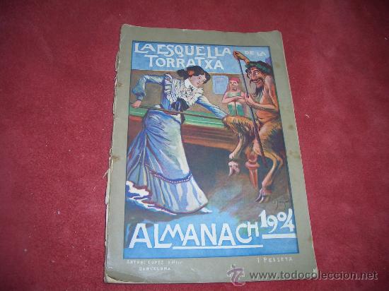 Tebeos: LA ESQUELLA DE LA TORRATXA ALMANACH 1904 - Foto 1
