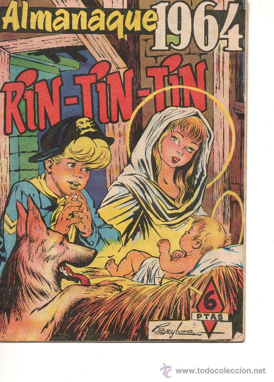 Tebeos: RIN TIN TIN  ALMANAQUE PARA   1964 - Foto 1